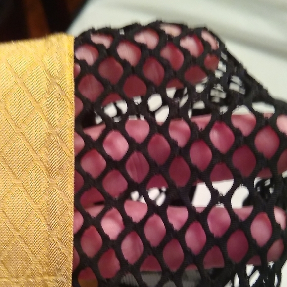 Black and Yellow Mesh Briefs - Picture 2 of 7